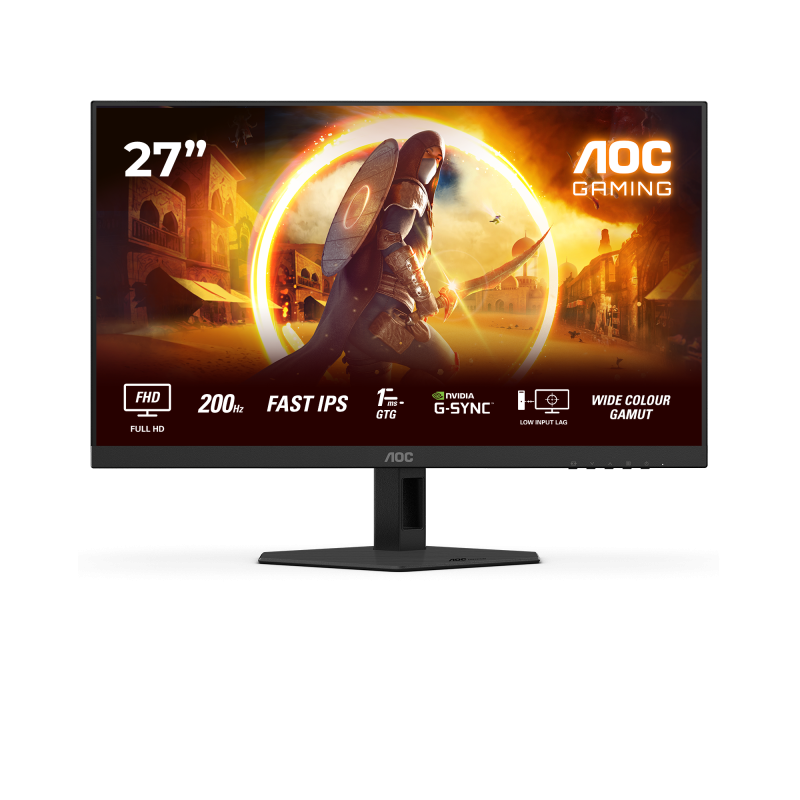 Monitor AOC 27" 27G4HRE, Diagonal (inch): 27, Diagonal (cm): 68,