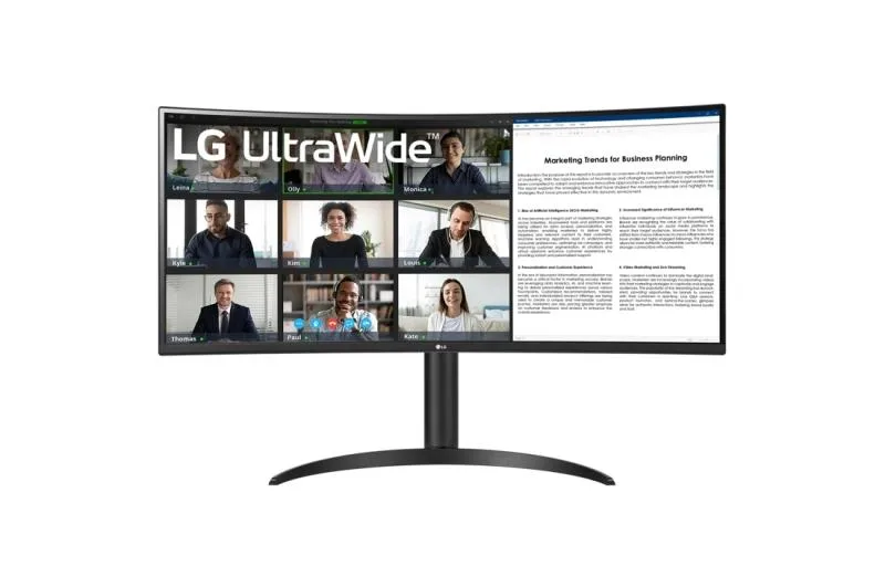 Monitor Lg 34″ 34WR55QK-B.AEU Curved 1800R, Diagonal