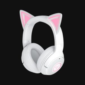 Casti Razer Kraken Kitty V2 Bluetooth 5.2Quartz Edition, interfata USB-