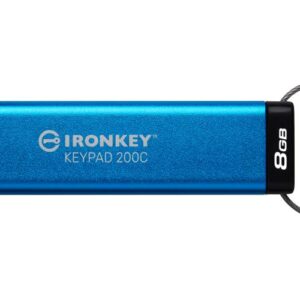 Kingston Ironkey Keypad 200C, 8GB, Blue