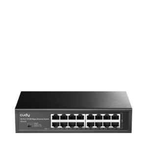 CUDY 16-Port 10/100 Mbps Switch, 16 10/100 Mbps RJ45 Ports,