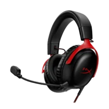 Casti gaming HyperX Cloud III Black-Red, DTS Headphone:X Spatial Audio
