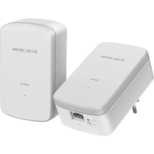 AV600 Passthrough Powerline Starter Kit KIT: 2× MP300P SPEED: 600 Mbps Powerline SPEC: 1× 10/100Mbps Port - Wall