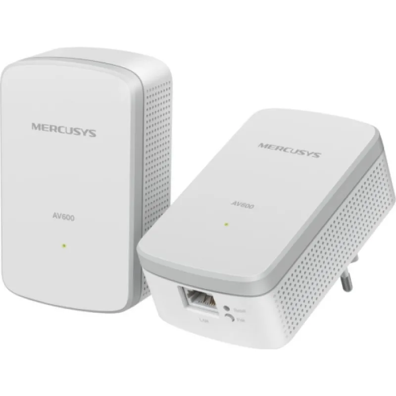 AV600 Passthrough Powerline Starter Kit KIT: 2× MP300P SPEED: 600 Mbps Powerline SPEC: 1× 10/100Mbps Port - Wall