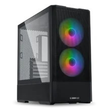 Carcasa LIAN LI LANCOOL 207 Mid Tower RGB NEGRU - Drive Bays: 1x3.5 inch 1x2.5 inch - Tempered Glass - Sloturi