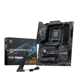 MSI X870E GAMING PLUS WIFI. Processor manufacturer: AMD, Processor socket: