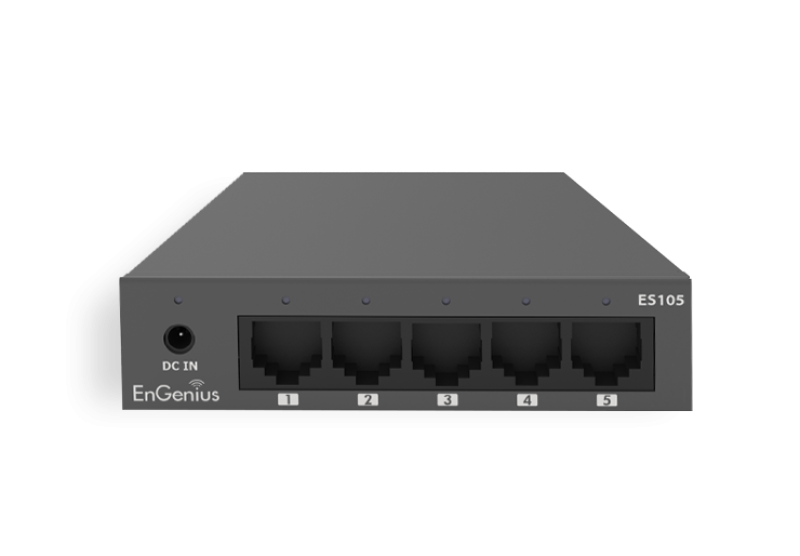 Switch Engenius Unmanaged Desktop 5-port GbE, standard wireless L1