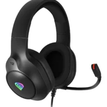 Casti Gaming cu Fir Genesis Neon 213, Microfon, Iluminare Rgb
