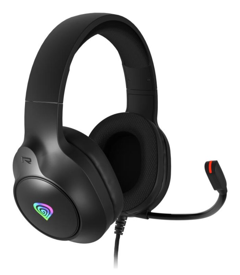 Casti gaming cu fir Genesis Neon 213, microfon, iluminare RGB,