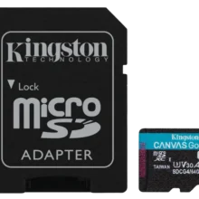 Card de Memorie Microsdxc Kingston64GBCanvas Go Pluscu Adaptor