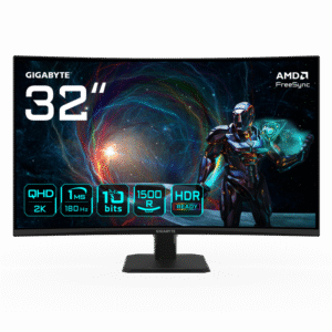 Gigabyte Monitor gaming 31.5" GS32QCA, Non-glare, Rezolutie: 2560 x 1440