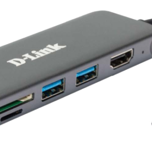 D-Link DUB-2327 6-in-1 USB-C Hub with HDMI, SD/microSD card reader