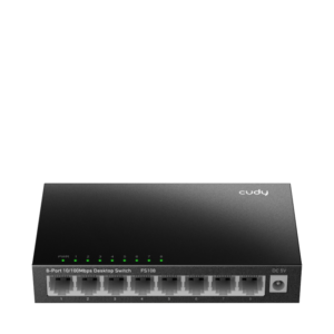 CUDY 8-Port 10/100 Mbps Desktop Switch, 8 10/100M RJ45 Ports,