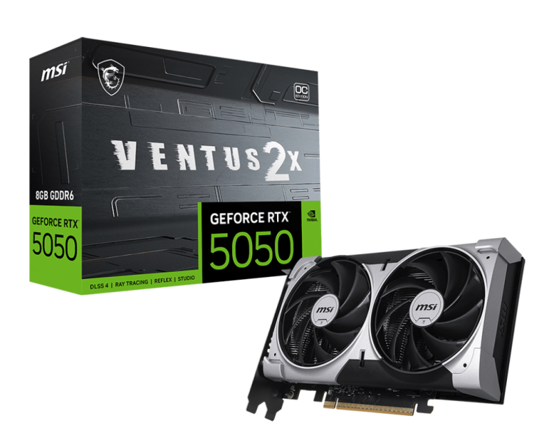 Msi Geforce Rtx 5050 8G Ventus 2X Oc. Graphics Processor