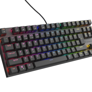 Tastatura gaming mecanica cu fir Genesis Thor 303 TKL, iluminare