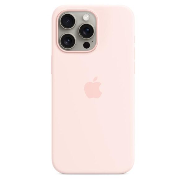 iPhone 15 Pro Max Silicone Case with MagSafe – Light