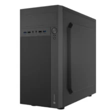 Carcasa Natec Helix Mini Tower Negru, Sloturi Expansiune 4, Drive