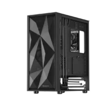 Carcasa Genesis Diaxid 605F Mid Tower Negru, Tempered Glass, Sloturi