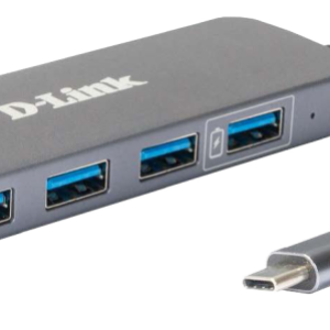 Hub D-Link USB 5 in 1, 4 porturi + 1