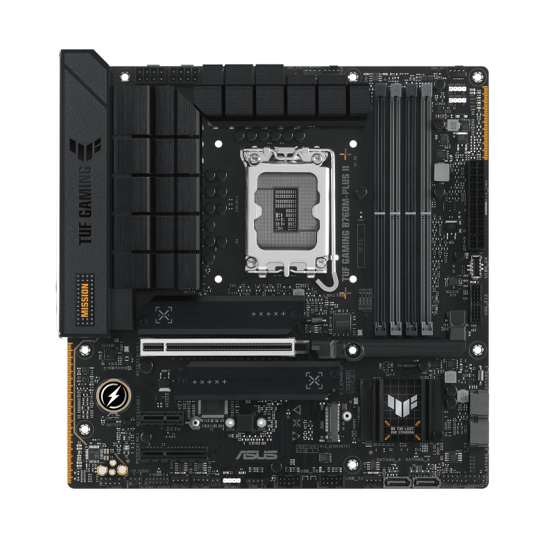 ASUS TUF GAMING B760M-PLUS II. Processor manufacturer: Intel, Processor socket: