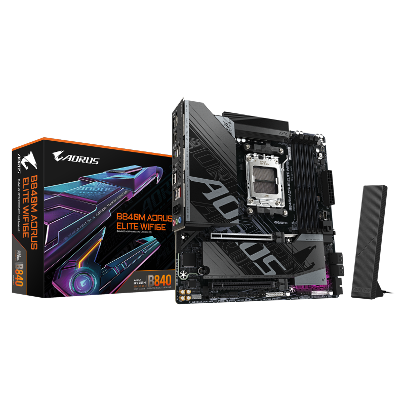 Placa de bază Gigabyte B840M AORUS ELITE WIFI6E AM5