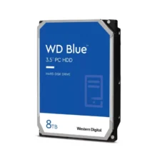 Western Digital Blue . HDD capacity: 8 TB - HDD size: 3.5 inch - HDD speed: 5640 RPM - Storage drive buffer size: 256