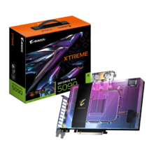 Placa Video GIGABYTE AORUS Geforce Rtx 5090 Xtreme Waterforce Wb