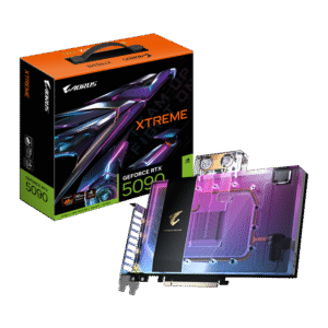 Placa Video GIGABYTE AORUS GEFORCE RTX 5090 XTREME WATERFORCE WB
