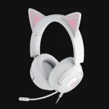 Casti Razer Kraken Kitty V3 X - frecventa raspuns 20 Hz – 28 kHz - alb - sensibilitate 98 dBSPL / mW at 1 kHz by HATS