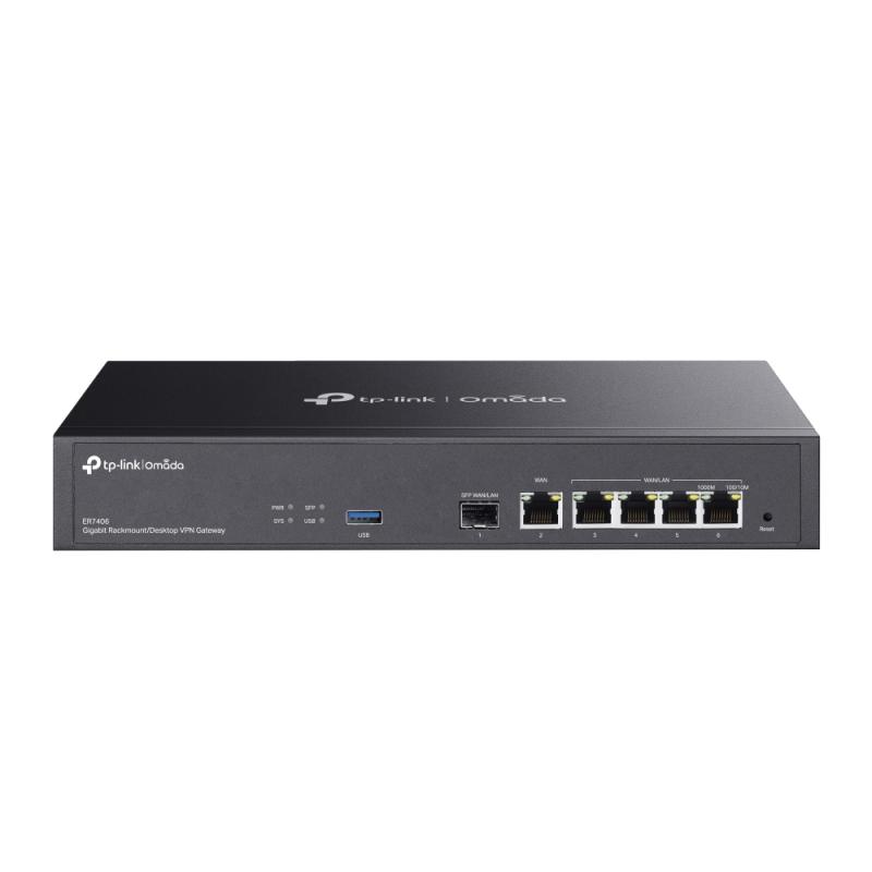 "Omada Gigabit Rackmount/Desktop VPN Router PORT: 1× Gigabit SFP WAN/LAN
