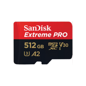 SanDisk Extreme PRO. Capacity: 512 GB, Flash card type: MicroSDXC,