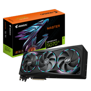 Placa Video GIGABYTE AORUS GEFORCE RTX 5070 TI MASTER 16GB