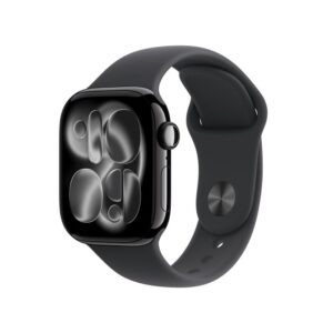 Apple Watch Series 11 GPS + Cellular 42mm Jet Black Aluminium Case
