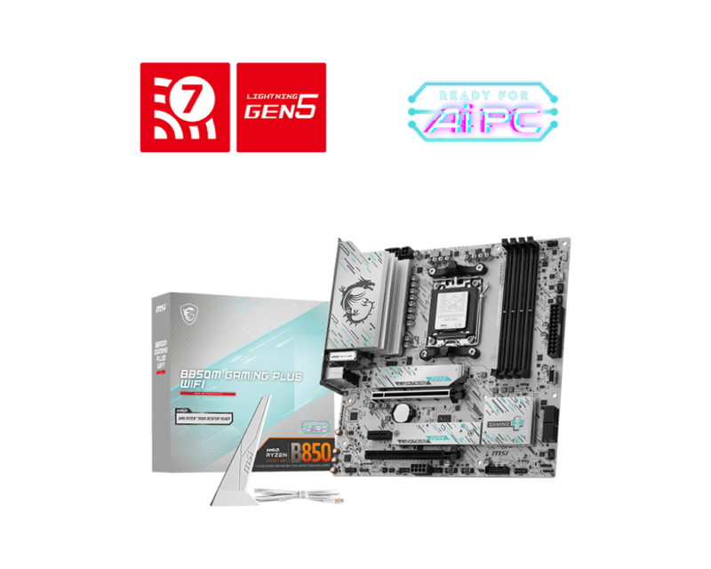 Placa de Baza MSI B850M GAMING PLUS WIFI AM5, 4x