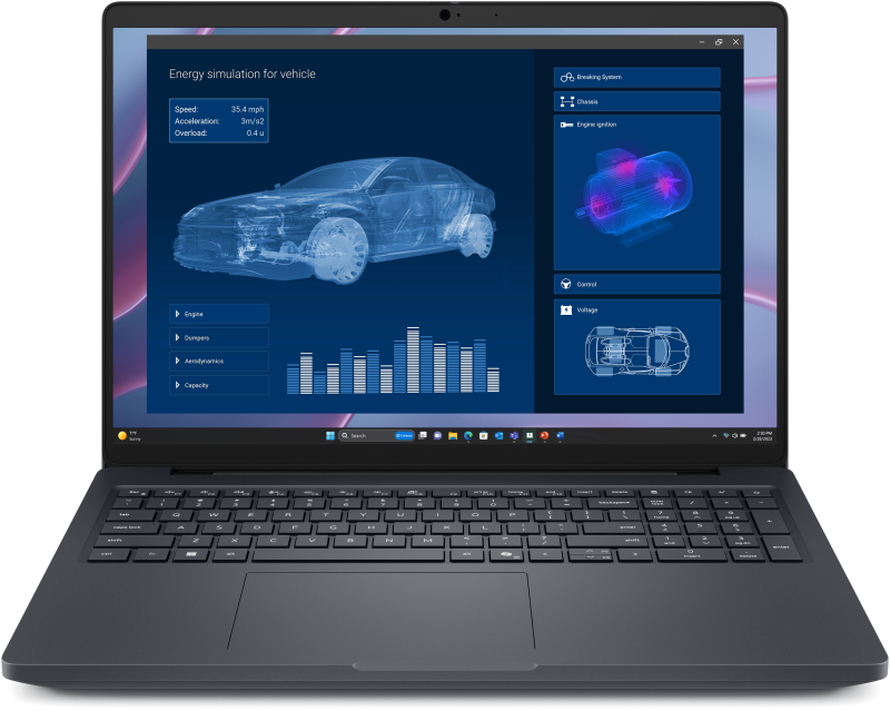 Dell Pro Max 16 (MC16255), 16" FHD+ LCD with 300