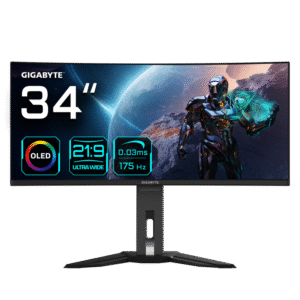 Gigabyte MO34WQC gaming monitor diagonala 34", 800.06 x 337.06 mm,