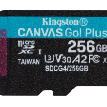 Card de Memorie Microsdxc Kingston256GBCanvas Go Plusfara Adaptor