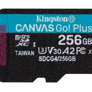 Card de Memorie MicroSDXC Kingston256GBCanvas GO PlusFara Adaptor