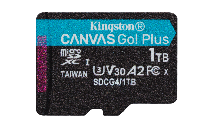 Card de Memorie MicroSDXC Kingston,1TB,Canvas GO Plus,Fara Adaptor