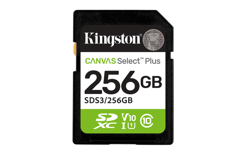 Card de Memorie SDXC Kingston 256GBCanvas Select Plus