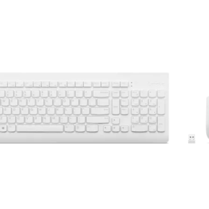 Kit tastatura si mouse Lenovo 510, US layout, Alb
