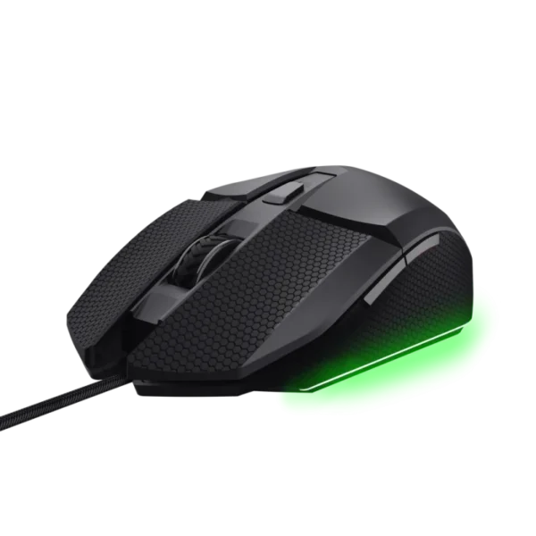 Mouse cu fir Trust GXT 121 Felox+ - negru - interfata USB - A - rezoluti 10000 DPI - iluminare
