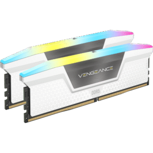 Memorie RAM CORSAIR Vengeance RGB White 32GB (2×16) DDR5 6000MHz