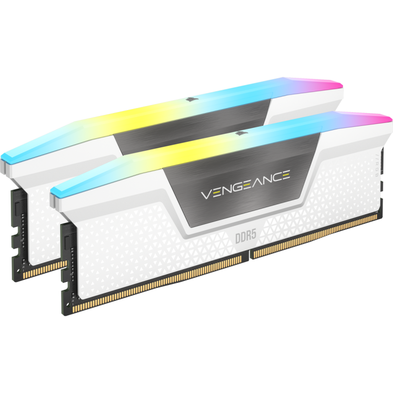 Memorie RAM CORSAIR Vengeance RGB White 32GB (2x16) DDR5 6000MHz