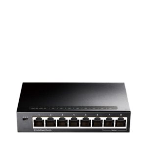 CUDY 8-Port Gigabit Ethernet Switch, 8 10/100/1000M RJ45 Ports, IGMP