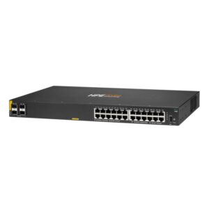 HPE Aruba Networking CX 6100 24G Class4 PoE 4SFP+ 370W