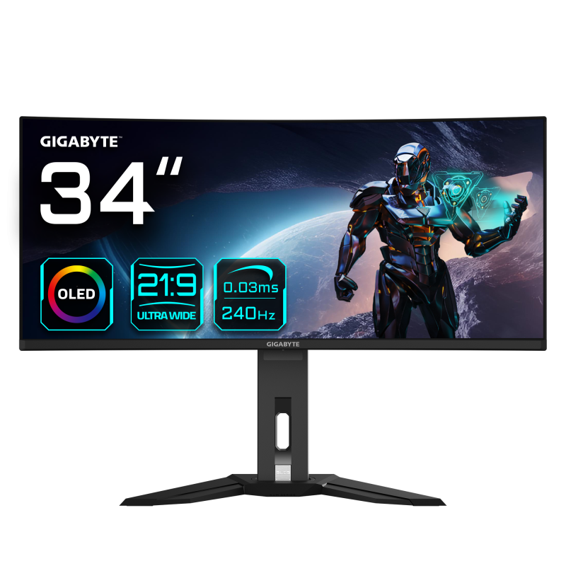 Monitor Gaming Gigabyte MO34WQC2; Panel Size (diagonala): 34", Display Viewing