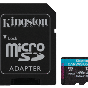 Card de Memorie MicroSDXC Kingston128GBCanvas GO PlusCu Adaptor