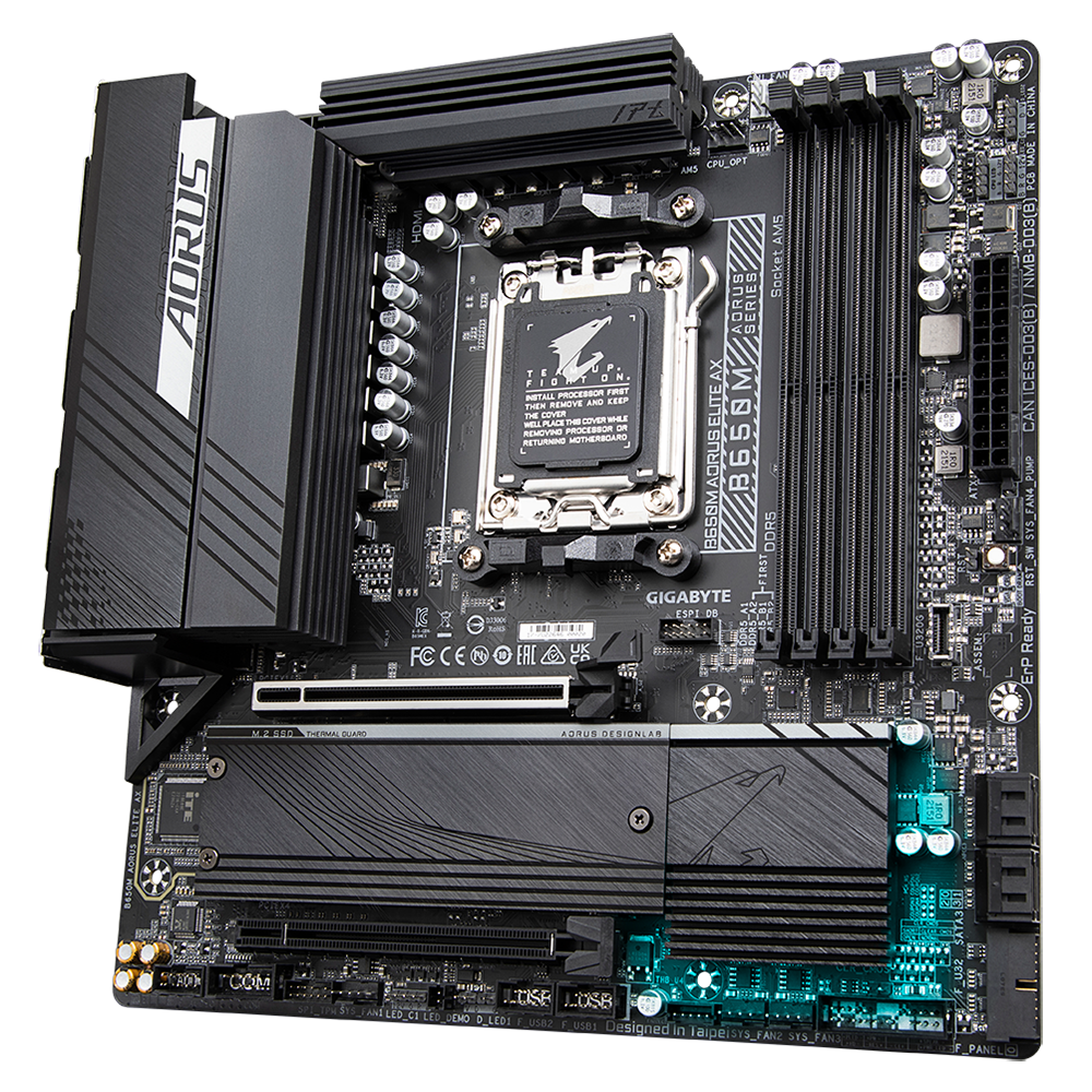 Placa de bază Gigabyte B650M AORUS ELITE AX AM5 - imagine 6