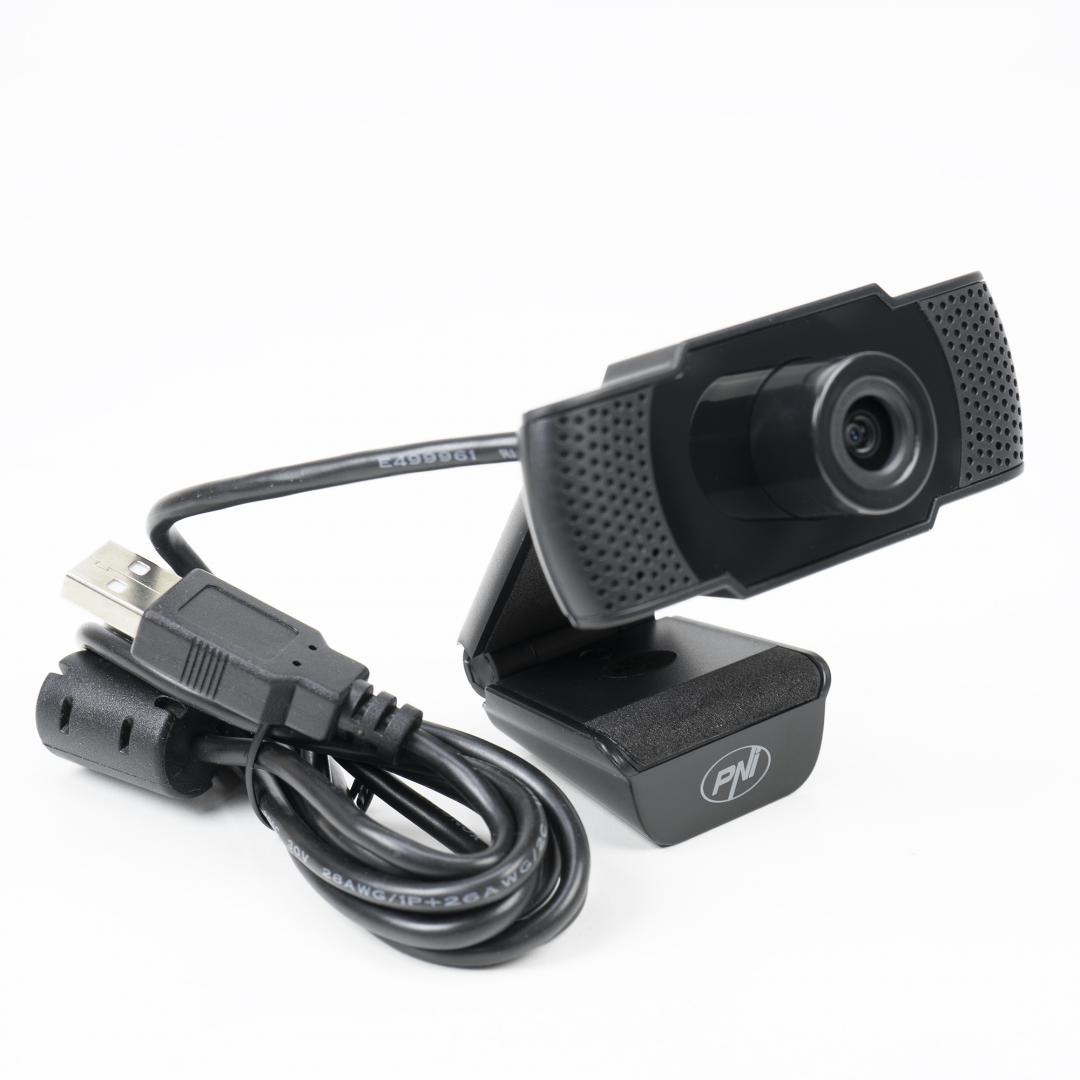 Camera Web PNI CW1850 Full HD 1080P 2MP, USB, clip-on, - imagine 5